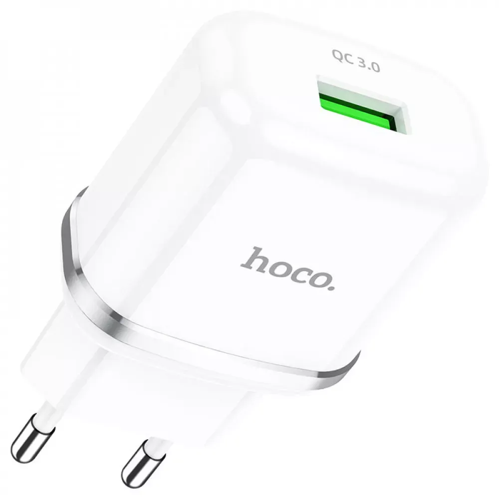 Home Charger | 18W | QC3.0 | Micro Cable — Hoco N3 — Black — фото 7