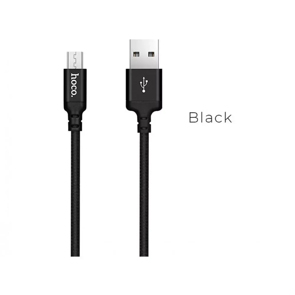 Кабель Micro 1.7A (2m) — Hoco X14 — Black — Hoco