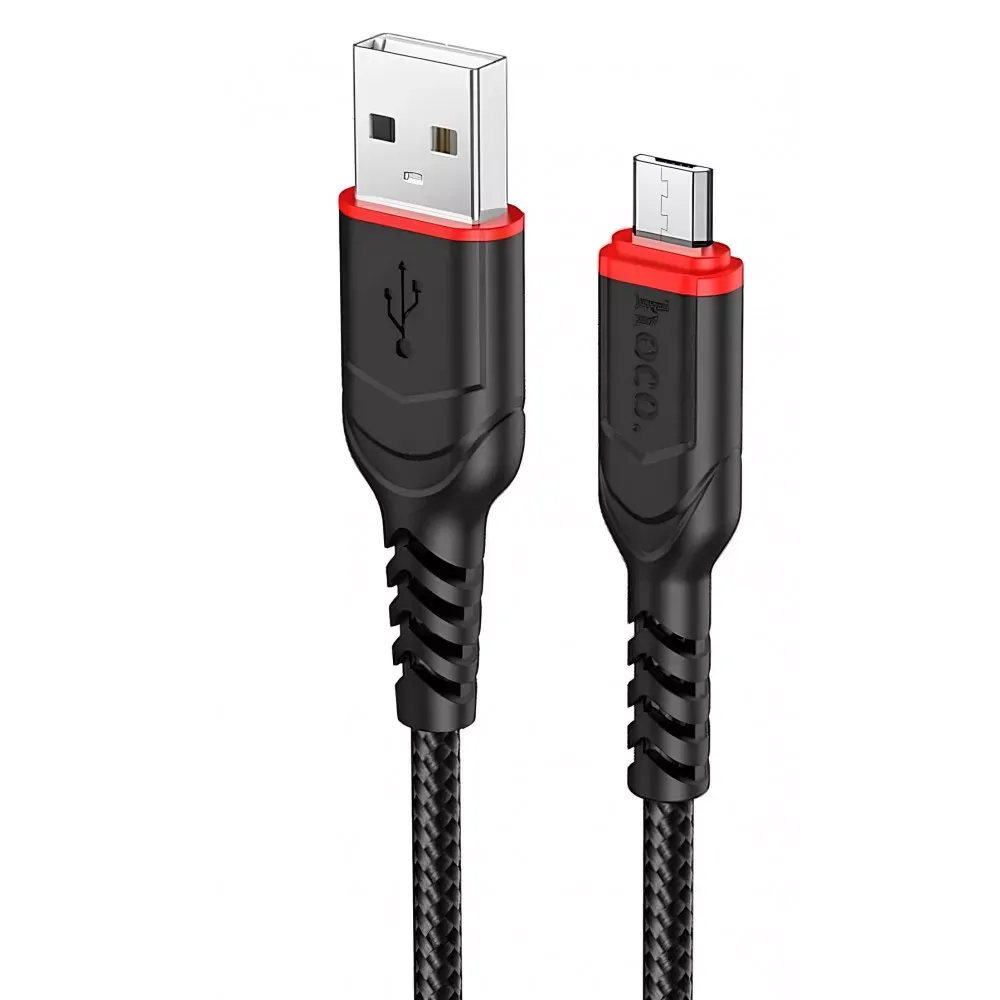 Кабель Micro 2.4A Hoco X59 — Black
