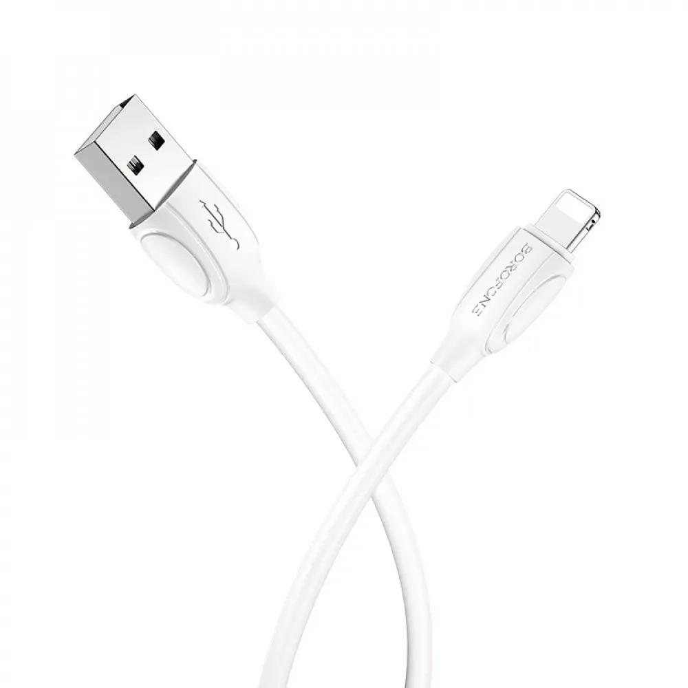 Кабель Lightning 1.3A — Borofone BX19 — Black — фото 4
