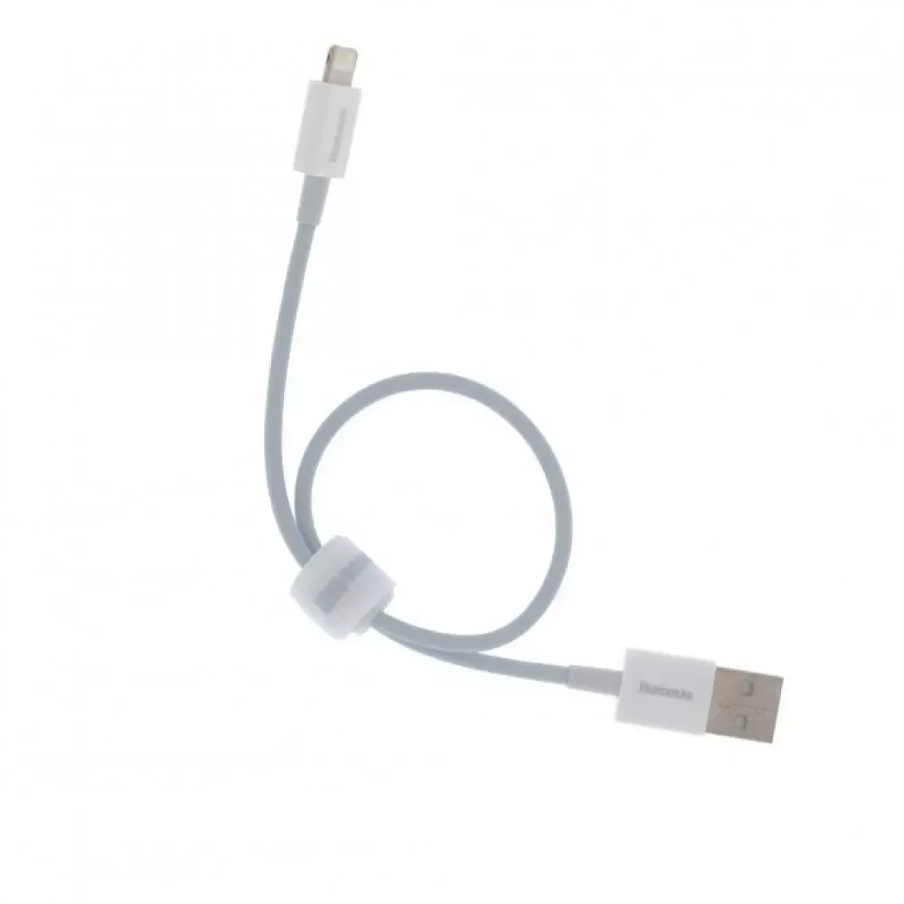 Кабель Lightning 2.4A (0.25m) — Baseus (CALYS-02) Superior Series — CALYS-02 White — Baseus