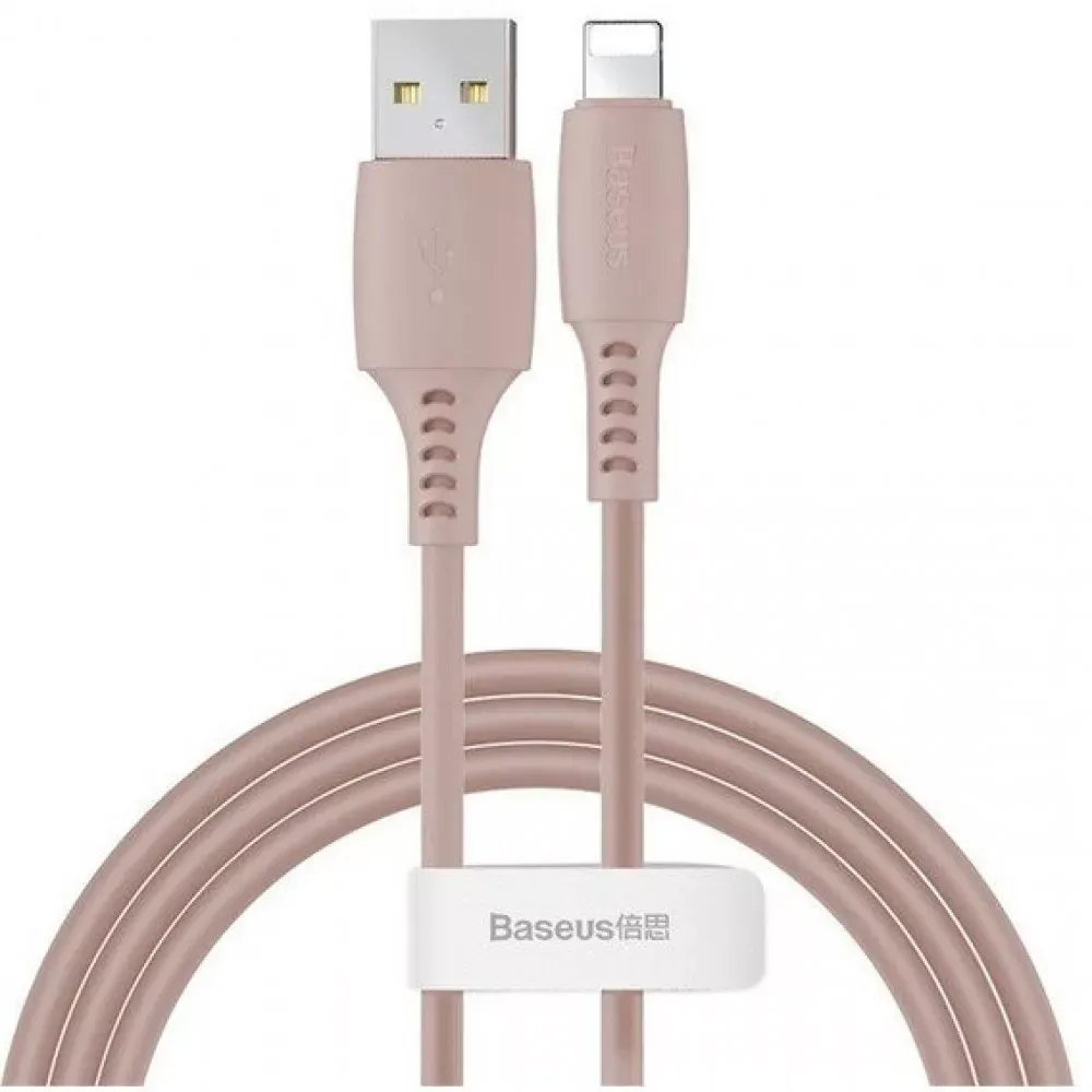 Кабель Lightning 2.4A Baseus Colourful — CALDC-04 Pink