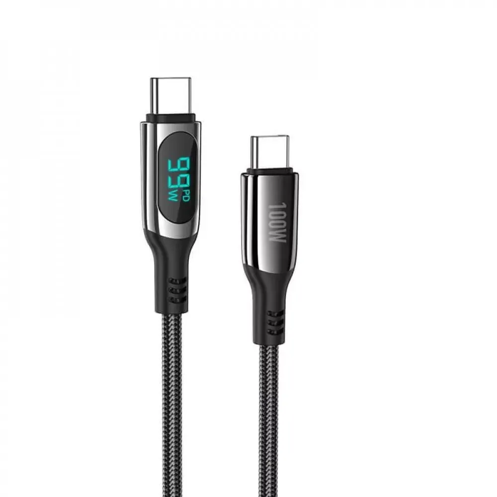Кабель USB C to C 100W PD — Hoco S51 __ — Black