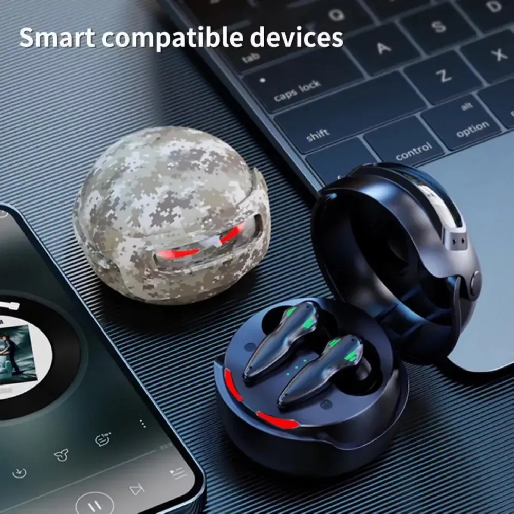Bluetooth гарнітура TWS Bullet TWS gaming Camouflage — фото 3