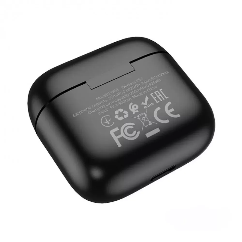 Bluetooth гарнітура TWS Hoco EW08 Studious — White — фото 5