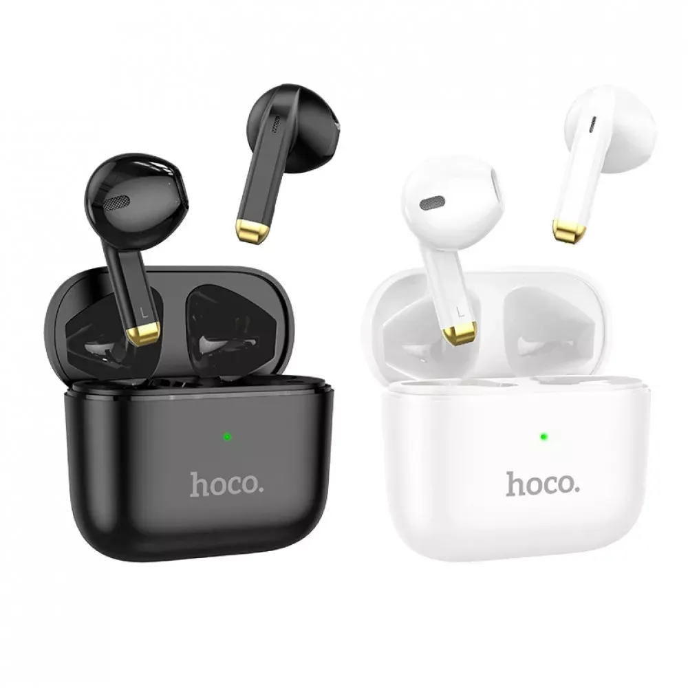 Bluetooth гарнітура TWS Hoco EW08 Studious — White — фото 7