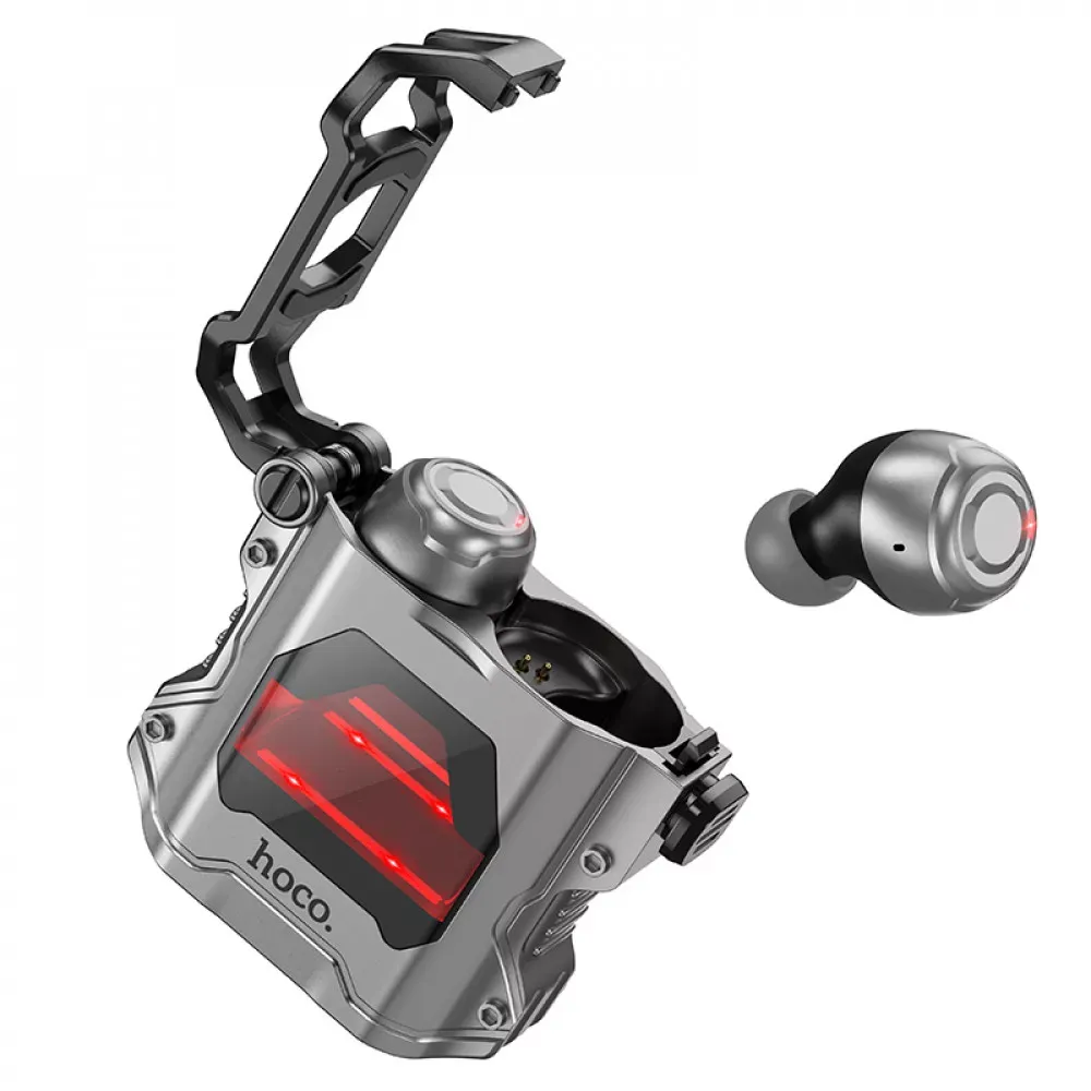 Bluetooth гарнітура TWS Hoco EW33 Interstellar — Space Gray — фото 4