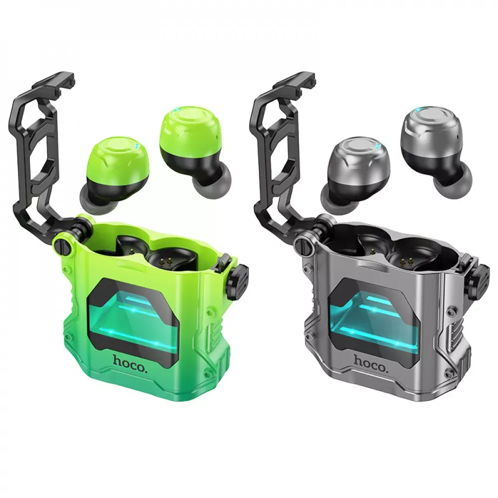 Bluetooth гарнітура TWS Hoco EW33 Interstellar — Space Gray — фото 5