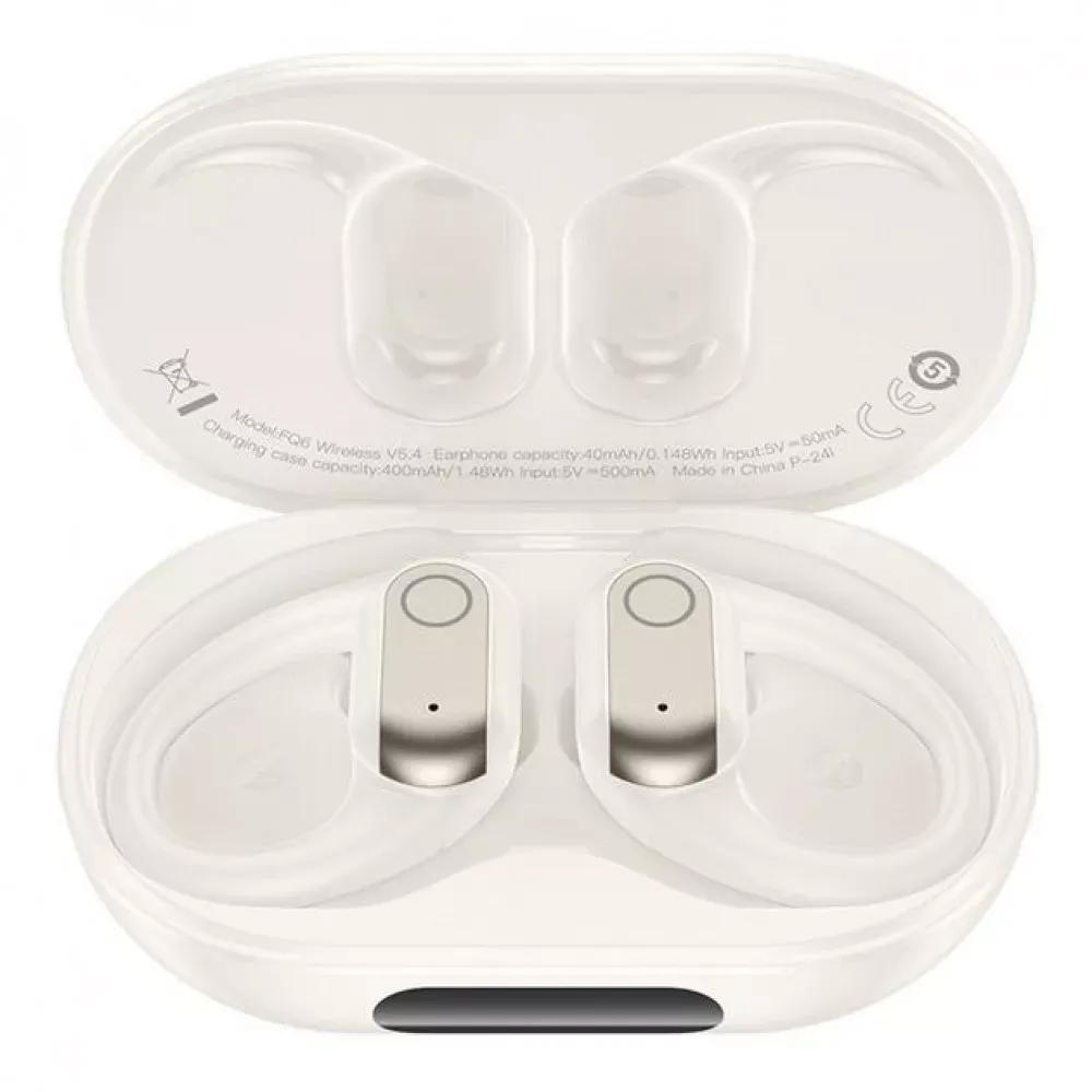 TWS Bluetooth Headset — Borofone FQ6 __ — White — фото 3