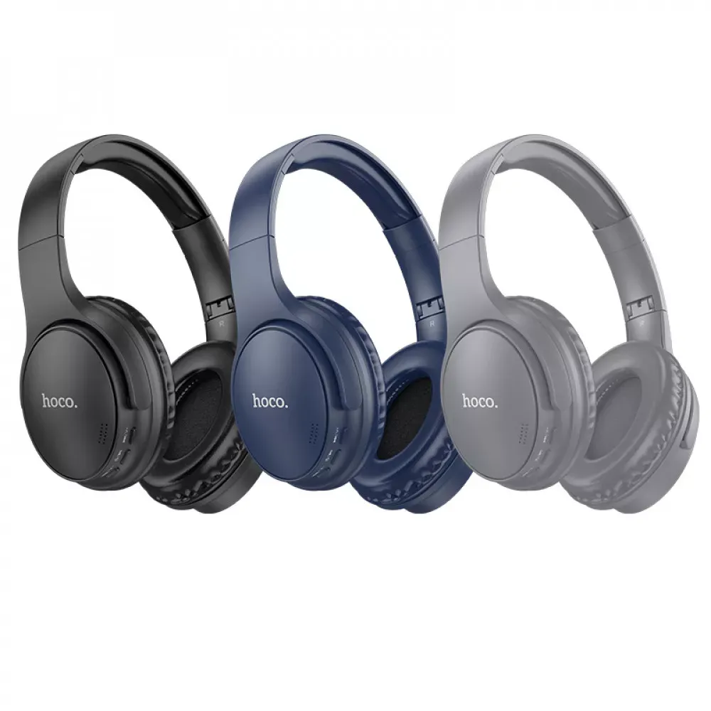 Bluetooth Headphones Hoco W40 — Gray — фото 5