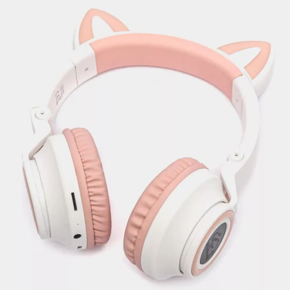 Навушники Bluetooth Borofone BO18 Cat ear — Pink — фото 5