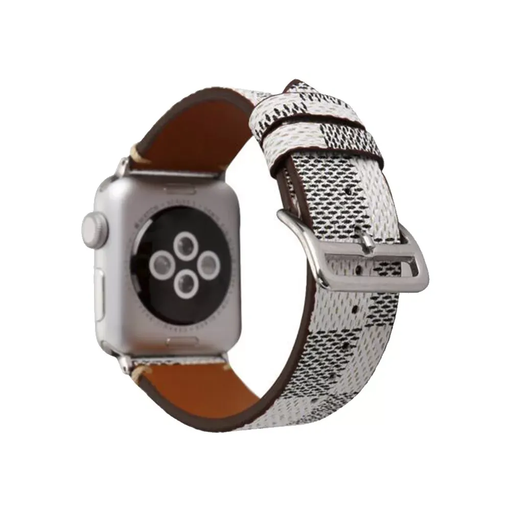 Ремінець Leather Series Apple Grid Apple Watch 38 mm 40 mm 41 mm — Design 02 — Различные Apple Watch Series 7 41 mm, Apple Watch Series 3 38 mm, Apple Watch Series 4 40 mm
