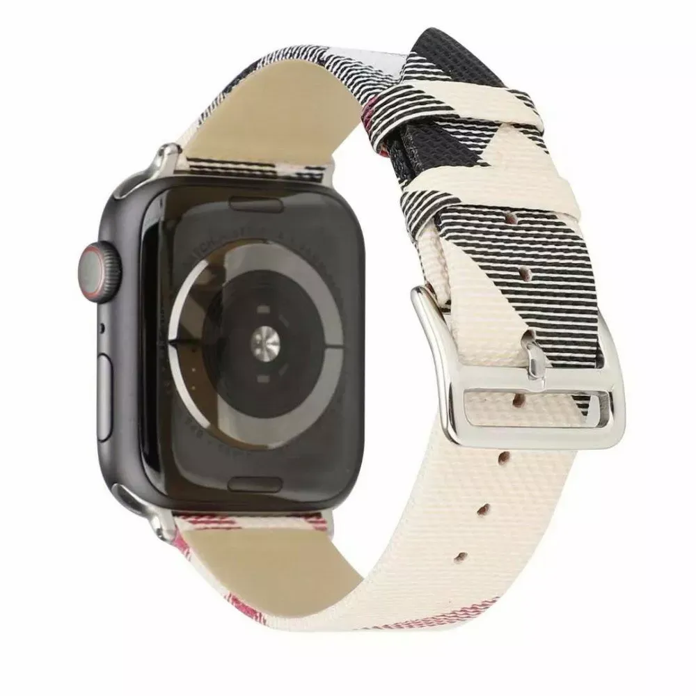 Ремінець Leather Series Colors Grid Apple Watch 38 mm 40 mm 41 mm — Design 01 — Различные Apple Watch Series 7 41 mm, Apple Watch Series 3 38 mm, Apple Watch Series 4 40 mm