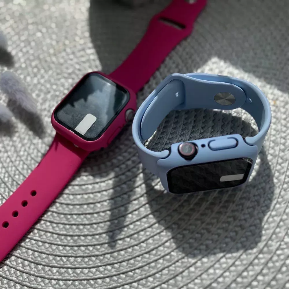 Ремінець Silicon & Glass Apple Watch 38 mm 40mm — Pink Sand — фото 4