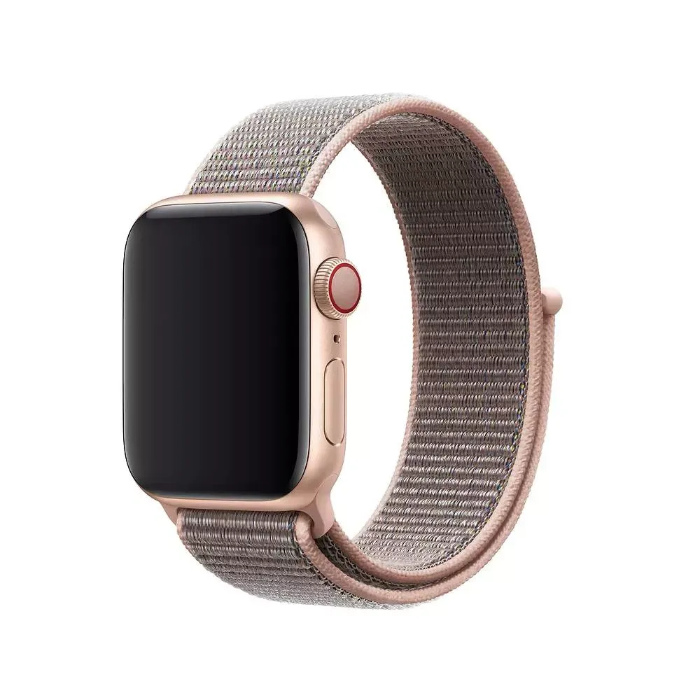 Ремінець Nylon Loop Apple Watch 42 mm 44 mm 45 mm 49 mm — Light Gray — фото 3