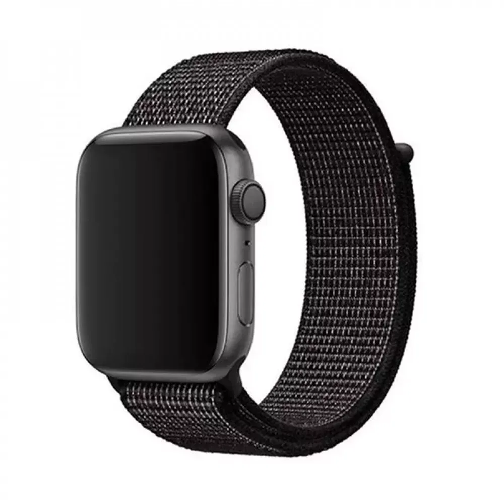 Ремінець Nylon Loop Apple Watch 42 mm 44 mm 45 mm 49 mm — Light Gray — фото 5