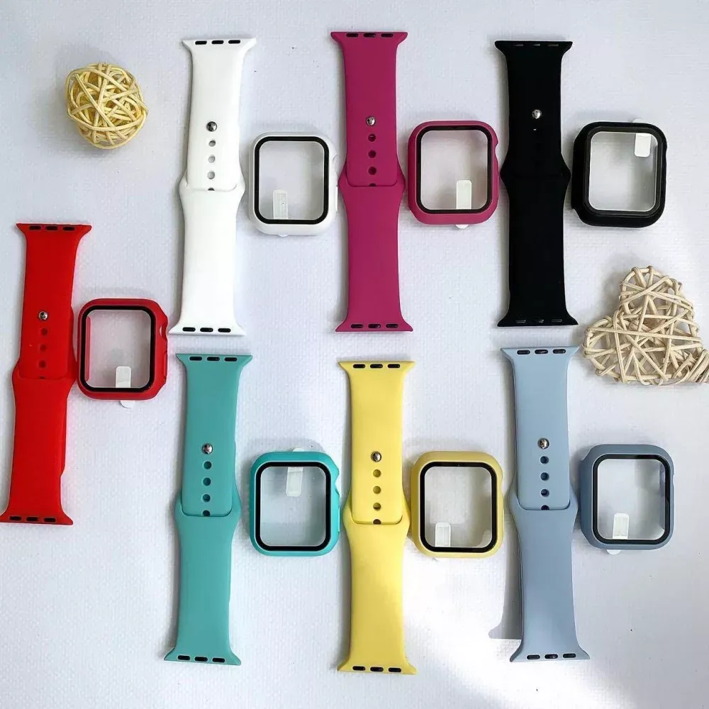 Ремінець Silicon & Glass Apple Watch 45 mm — Sky Blue — фото 3