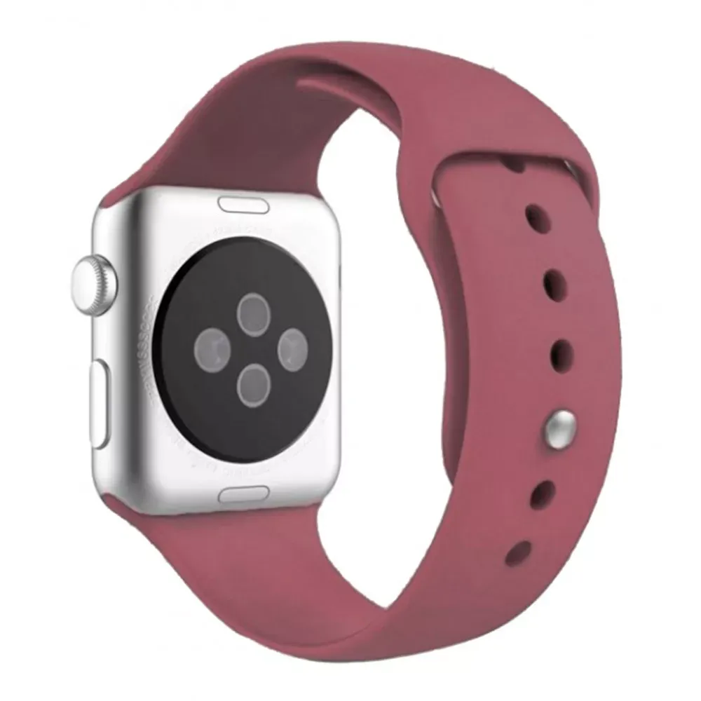 Ремінець Sport Band (3 in 1) Apple Watch 42 mm 44 mm 45 mm 49 mm — Camellia — Различные Apple Watch Series 3 42 mm, Apple Watch Series 4 44 mm, Apple Watch Series 7 45 mm, Apple Watch Series 8 49 mm