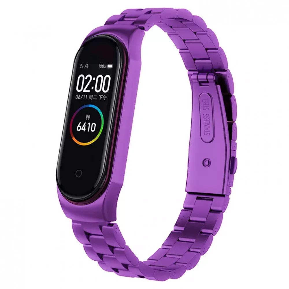 Ремінець Bead Design Xiaomi Mi Band 5 6 — Purple — Различные Xiaomi Mi Band 5, Xiaomi Mi Band 6