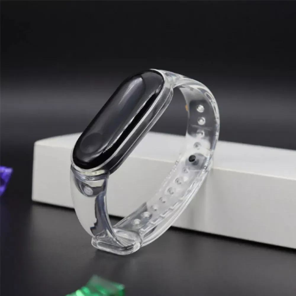 Ремінець Glacier Xiaomi Mi Band 5 6 — Transparent — Различные Xiaomi Mi Band 5, Xiaomi Mi Band 6