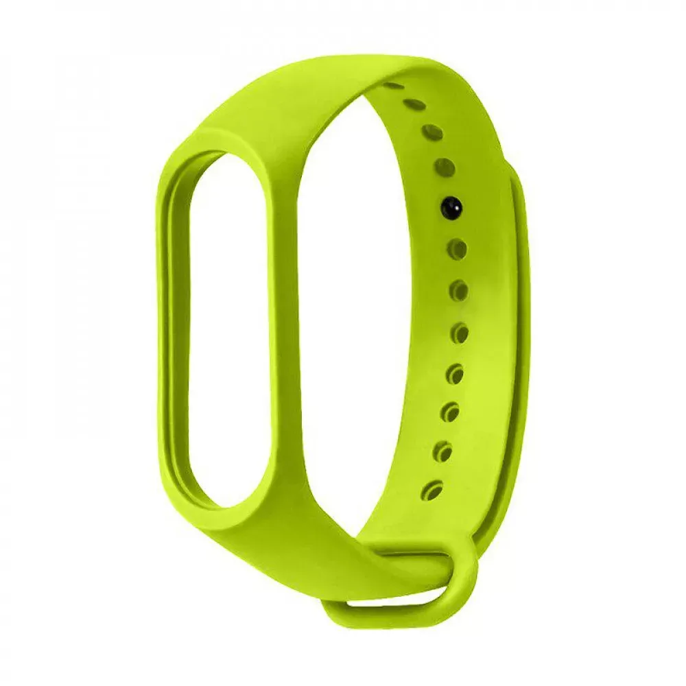Ремінець Silicone Sport Band Xiaomi Mi Band 5 6 7 — Green — Различные Xiaomi Mi Band 5, Xiaomi Mi Band 6, Xiaomi Mi Band 7