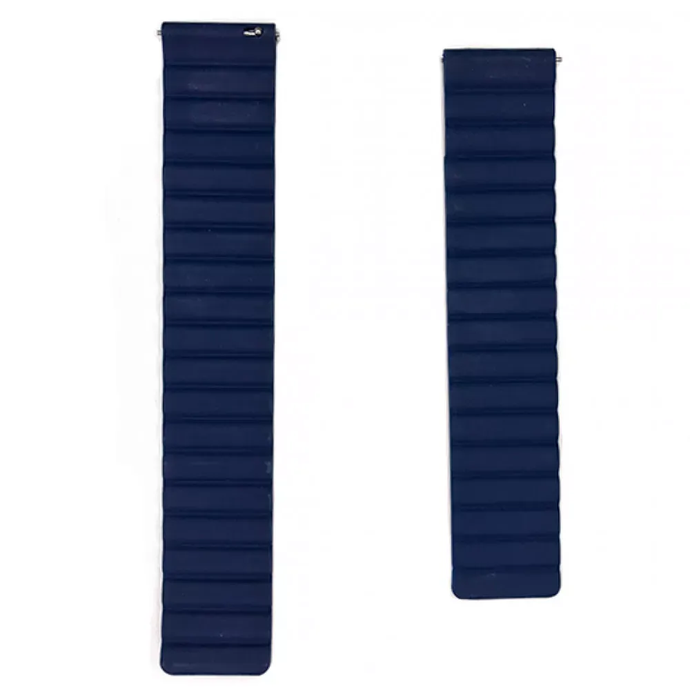 Ремінець Leather Link — Універсальний 20 mm — Dark Blue