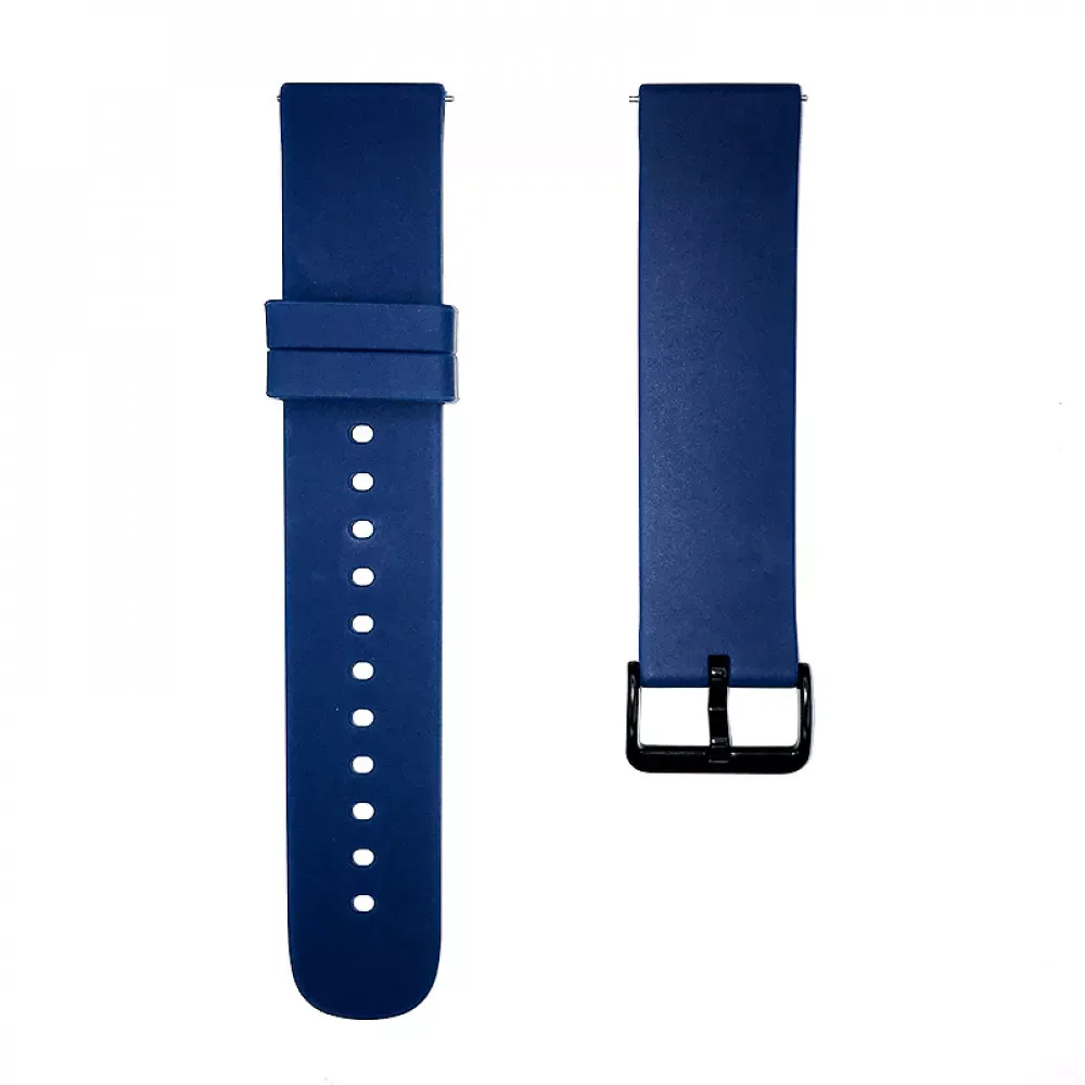 Ремінець Silicon Original Універсальний 20 mm — Dark Blue