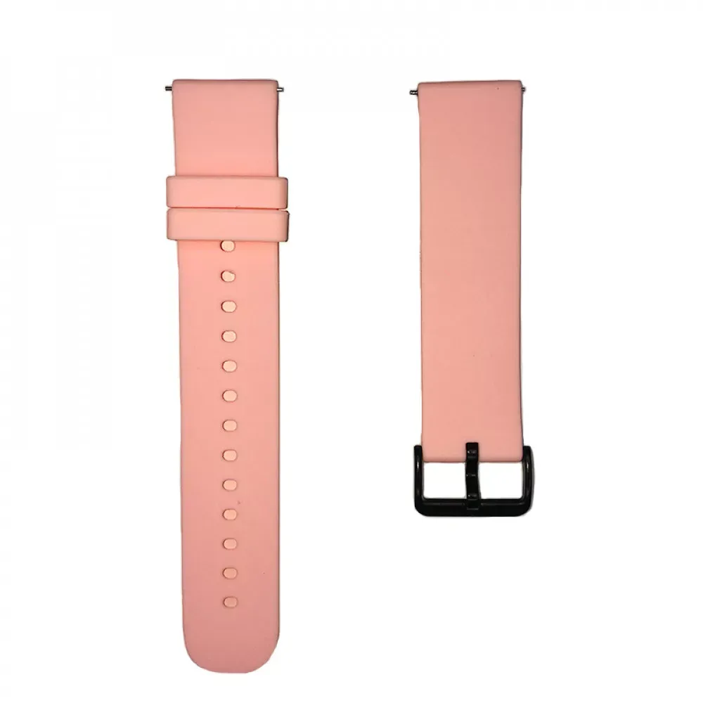Ремінець Silicon Original Універсальний 20 mm — Pink