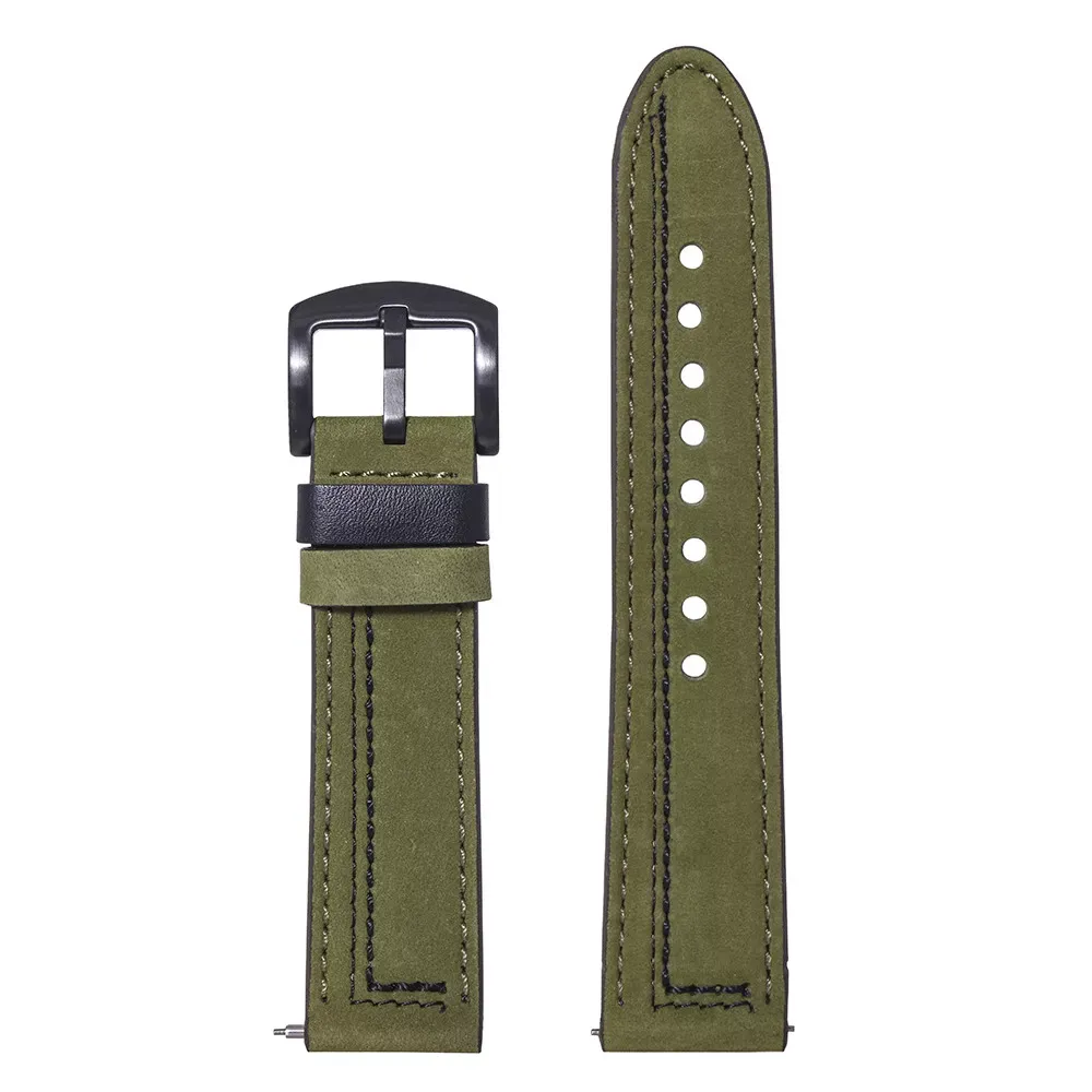 Ремінець Leather Design — Універсальний 22 mm — Green