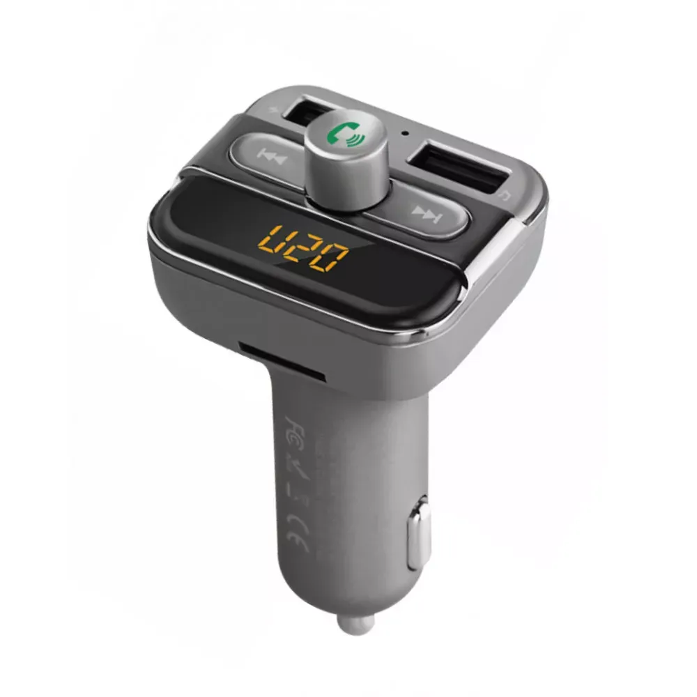 Fm Modulator MP3 Car Charger 3.1A 2U Earldom ET-M11 — Earldom