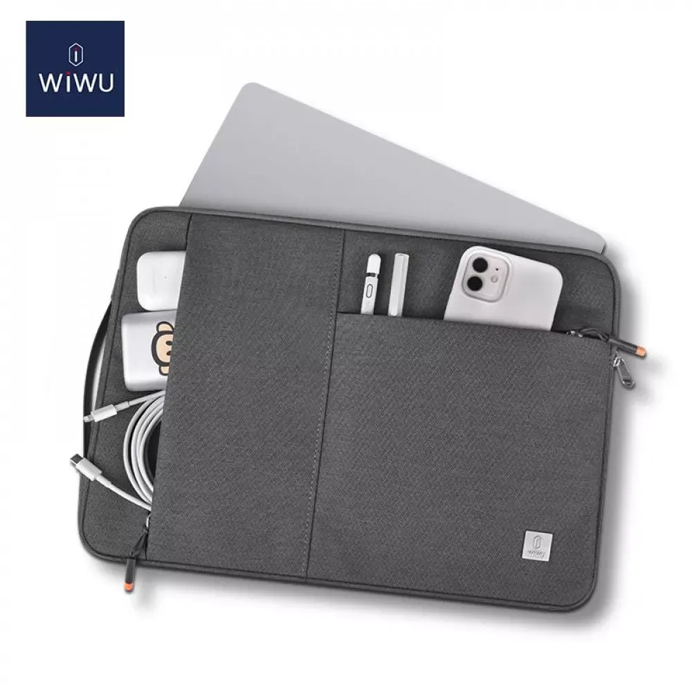 Сумка 14 WiWU Alpha Slim Sleeve — Black — фото 2