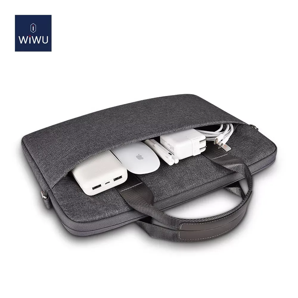 Сумка 15.6 WiWU Minimalist Laptop Bag — Gray — фото 2