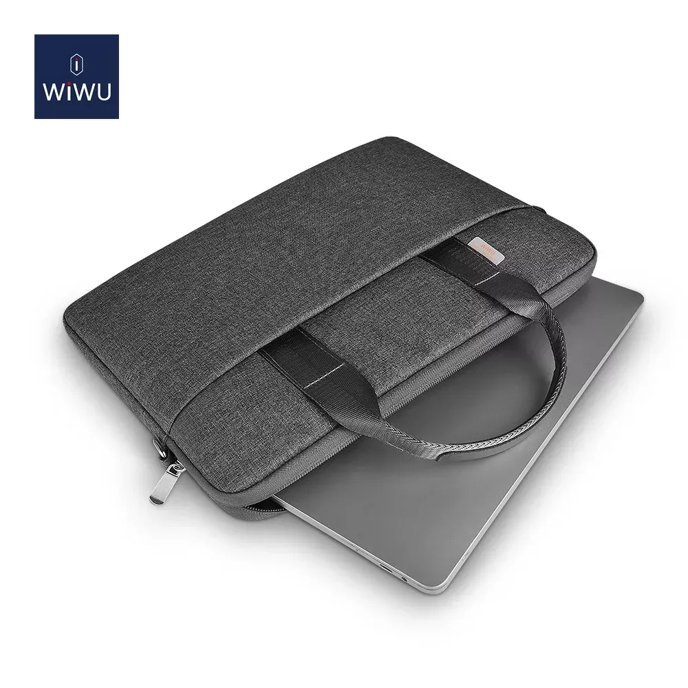 Сумка 15.6 WiWU Minimalist Laptop Bag — Gray — фото 3