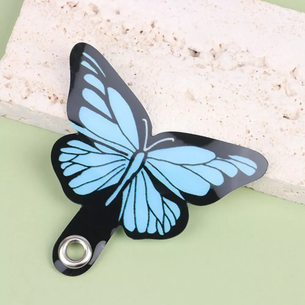Шнурок на шею Butterfly — Blue — фото 4