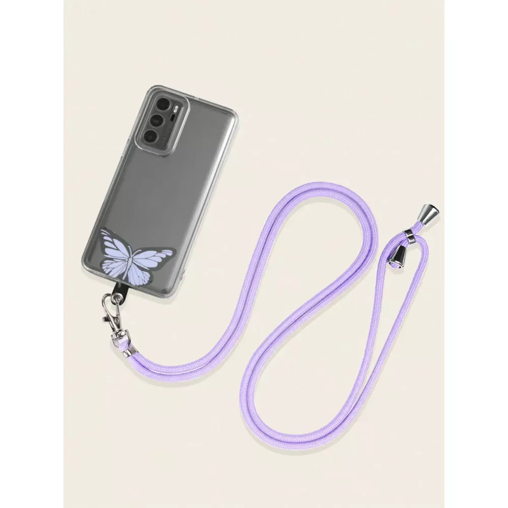 Шнурок на шею Butterfly — Light Blue — фото 2