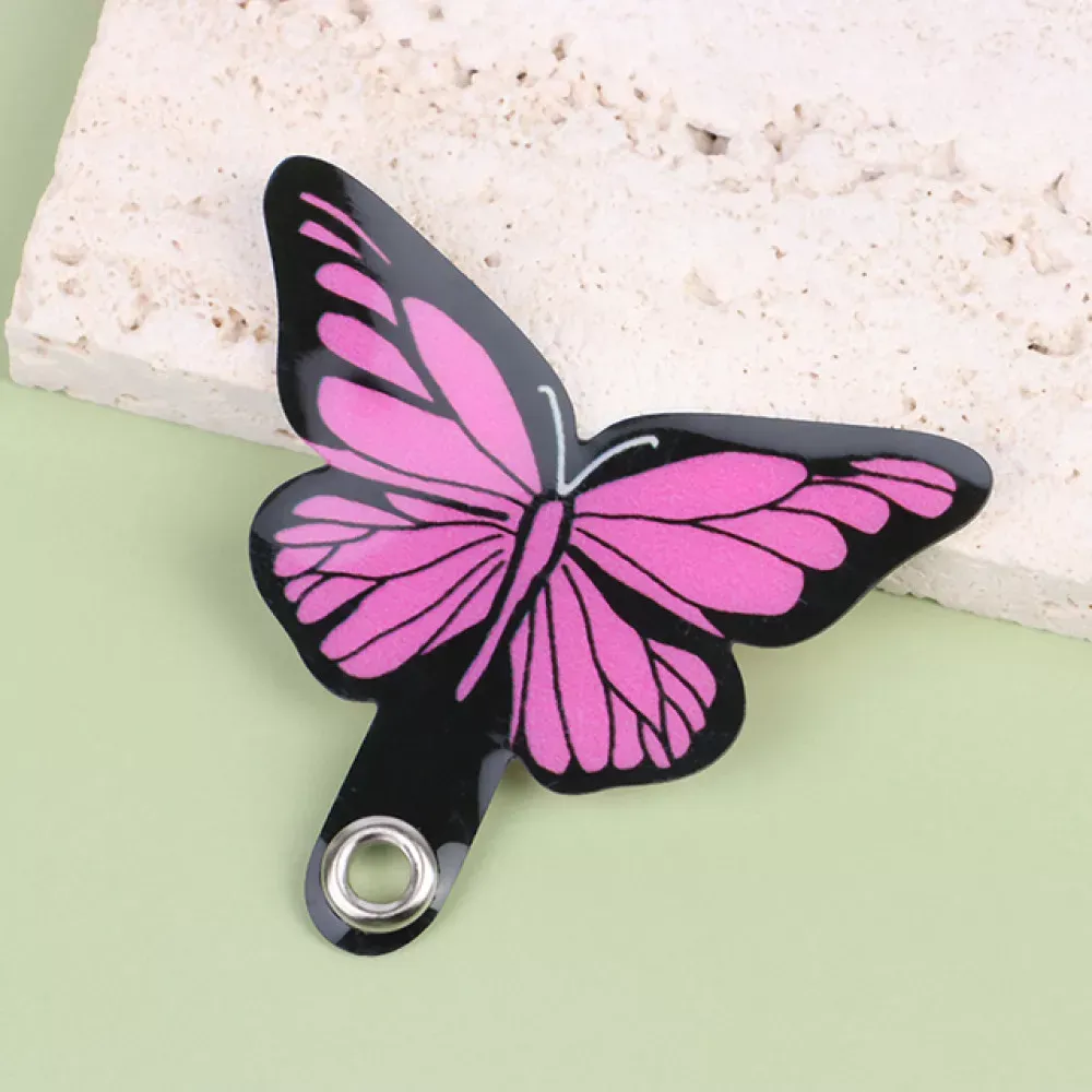Шнурок на шею Butterfly — Pink — фото 3
