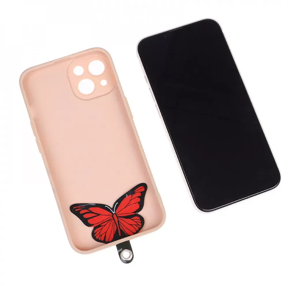 Шнурок на шею Butterfly — Red — фото 3