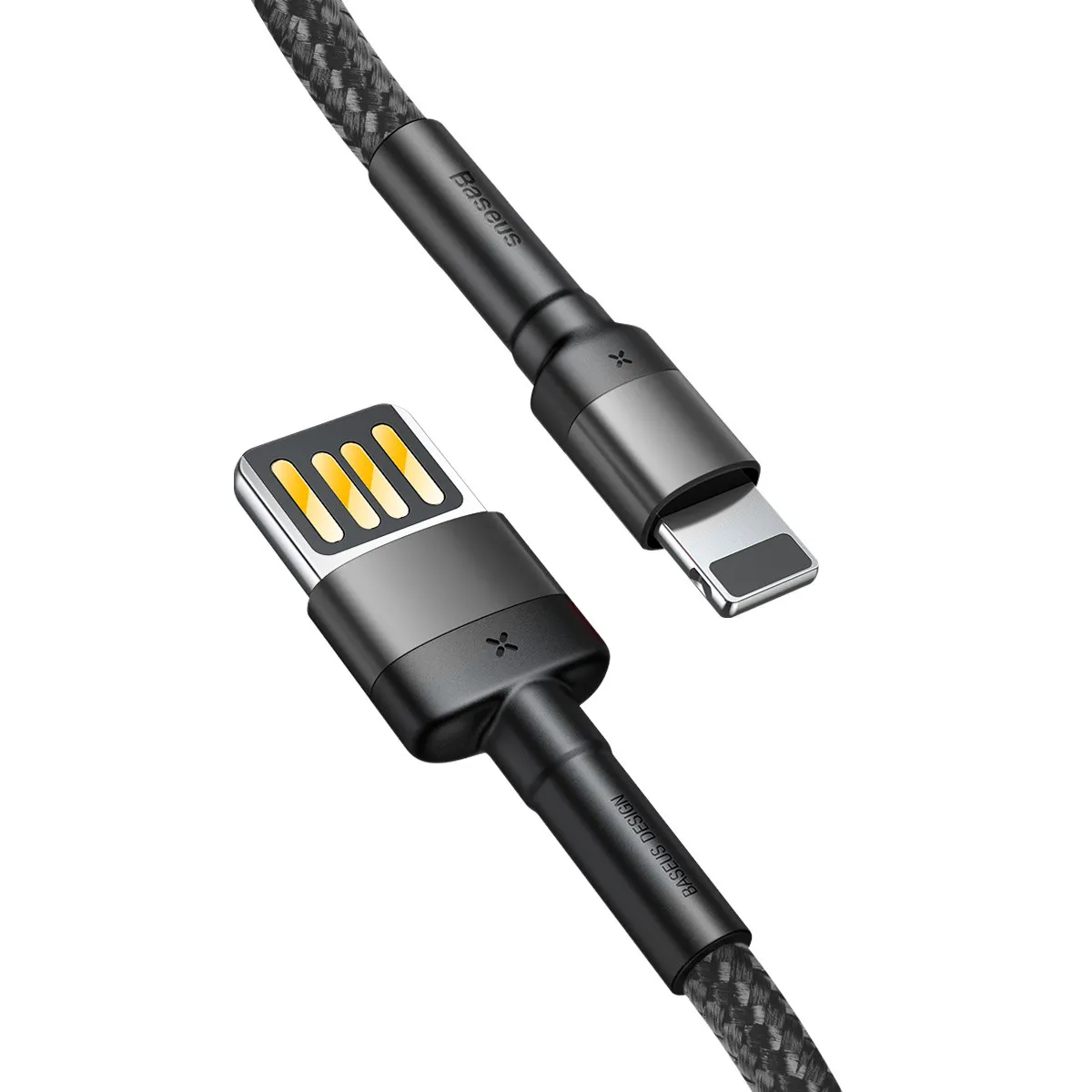 Дата кабель Baseus Cafule USB to Lightning Special Edition 2.4A Сірий