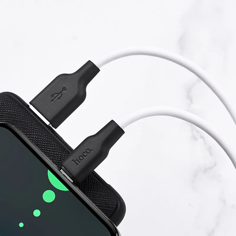 Дата кабель Hoco X21 Plus Silicone Type-C Cable Чорний / Білий — фото 2