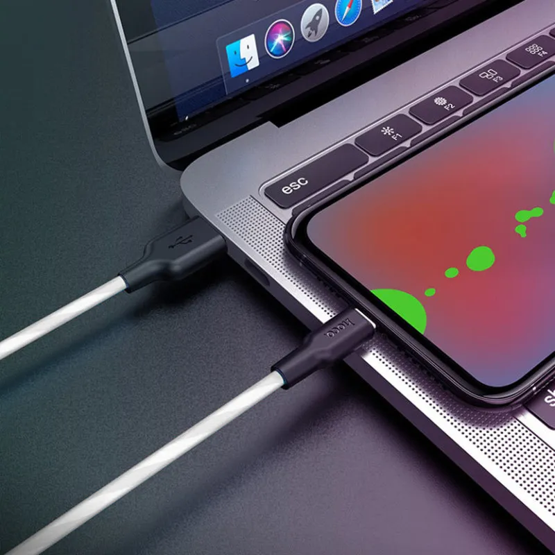 Дата кабель Hoco X21 Plus Silicone MicroUSB Cable Чорний / Білий — фото 5