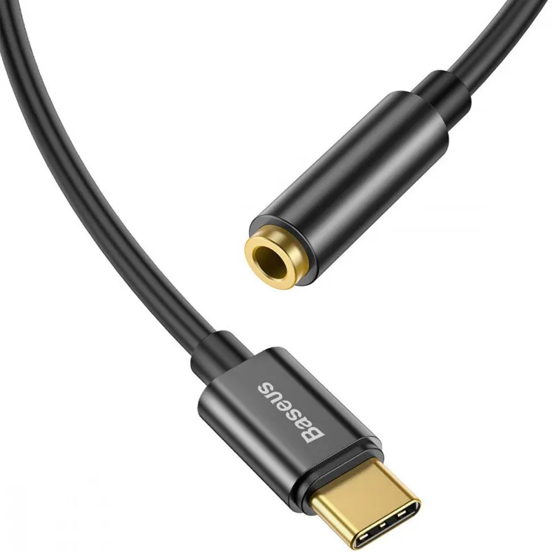 Перехідник Baseus L54 Type-C to 3.5mm Чорний — фото 3