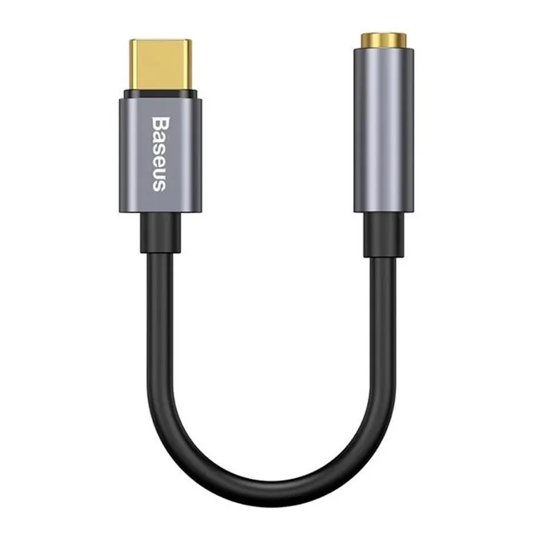 Перехідник Baseus L54 Type-C to 3.5mm Сірий
