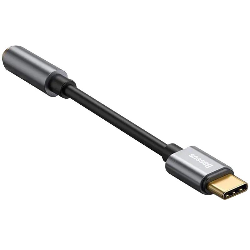 Перехідник Baseus L54 Type-C to 3.5mm Сірий — фото 4