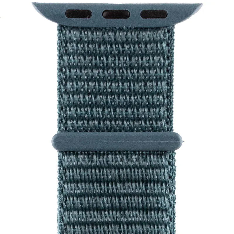 Ремінець Nylon для Apple Watch 38/40/41/42mm Зелений / Pine green — фото 4