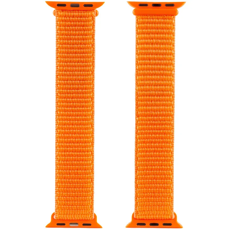 Ремінець Nylon для Apple Watch 38/40/41/42mm Помаранчевий / Orange