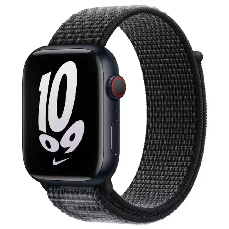 Ремінець Nylon для Apple Watch 38/40/41/42mm Black / Summit White