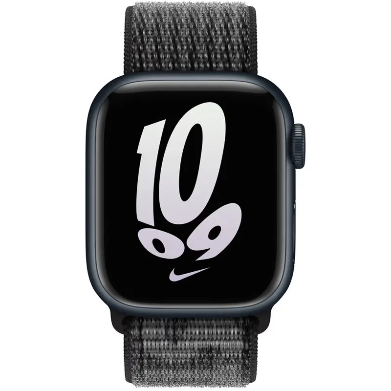 Ремінець Nylon для Apple Watch 38/40/41/42mm Black / Summit White — фото 2