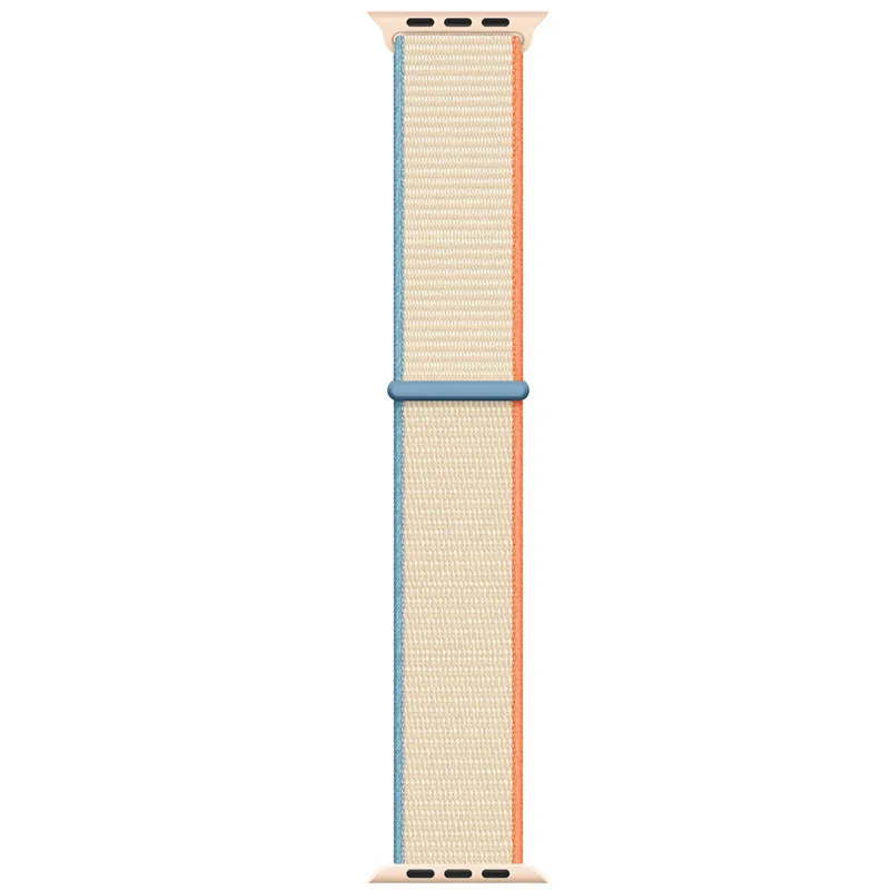 Ремінець Nylon для Apple Watch 38/40/41/42mm Бежевий / Cream