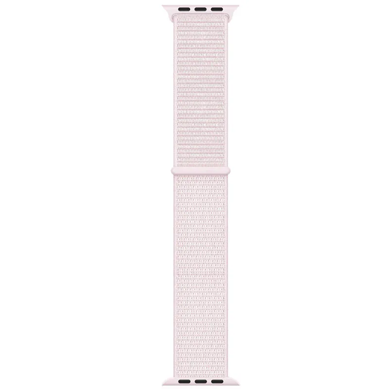Ремінець Nylon для Apple Watch 38/40/41/42mm Рожевий / Pearl Pink