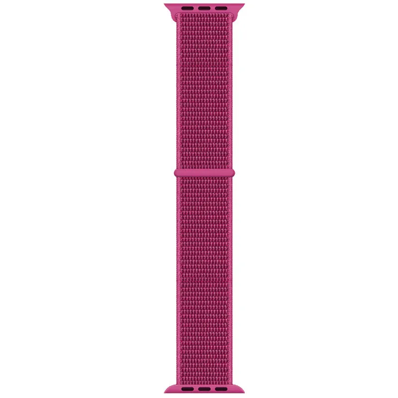 Ремінець Nylon для Apple Watch 42 /44/45/46/49mm Малиновий / Dragon Fruit
